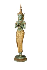 BRONZE THAI THEMPPHANOM TEMPLE GUARDIAN