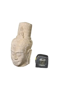 THAI SANDSTONE BUDDHA HEAD