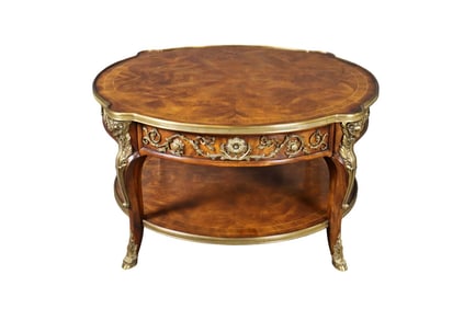 THEODORE ALEXANDER TWO TIER COFFEE TABLE