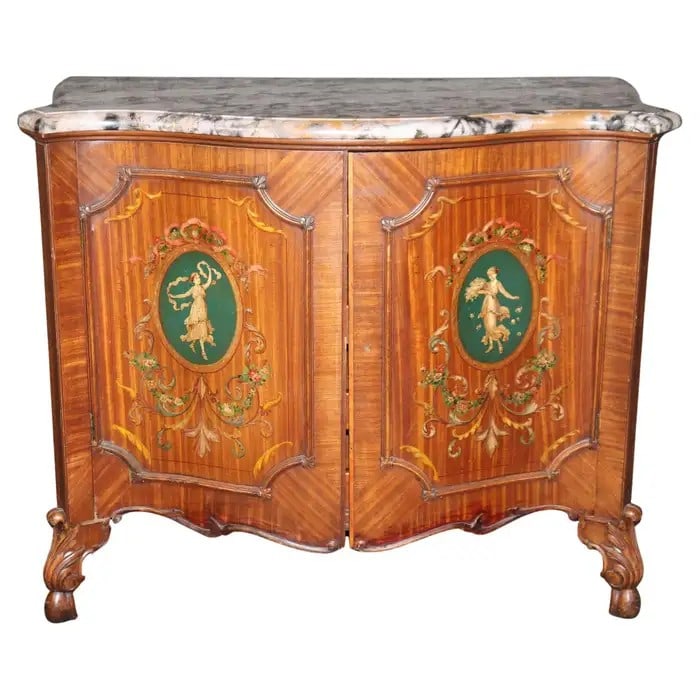 LOUIS XV STYLE KINGWOOD VERNIS MARTIN ADAMS STYLE SERVER/COMMODE (1 of 14)