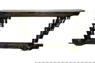 FRENCH ART DECO PERIOD CONSOLE ATTRIBUTED EDGAR BRANDT