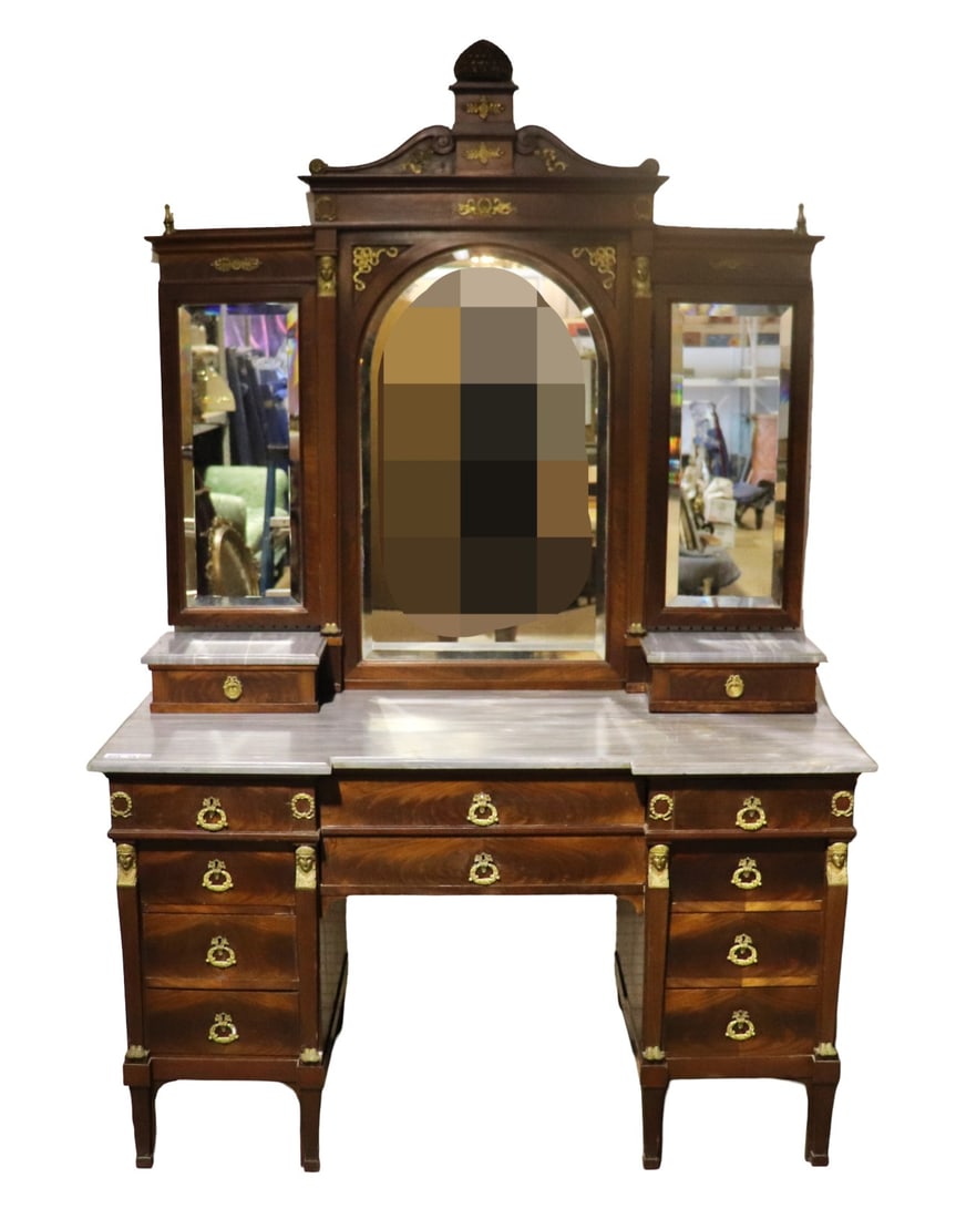 EMPIRE STYLE DRESSING TABLE & MIRROR (1 of 15)