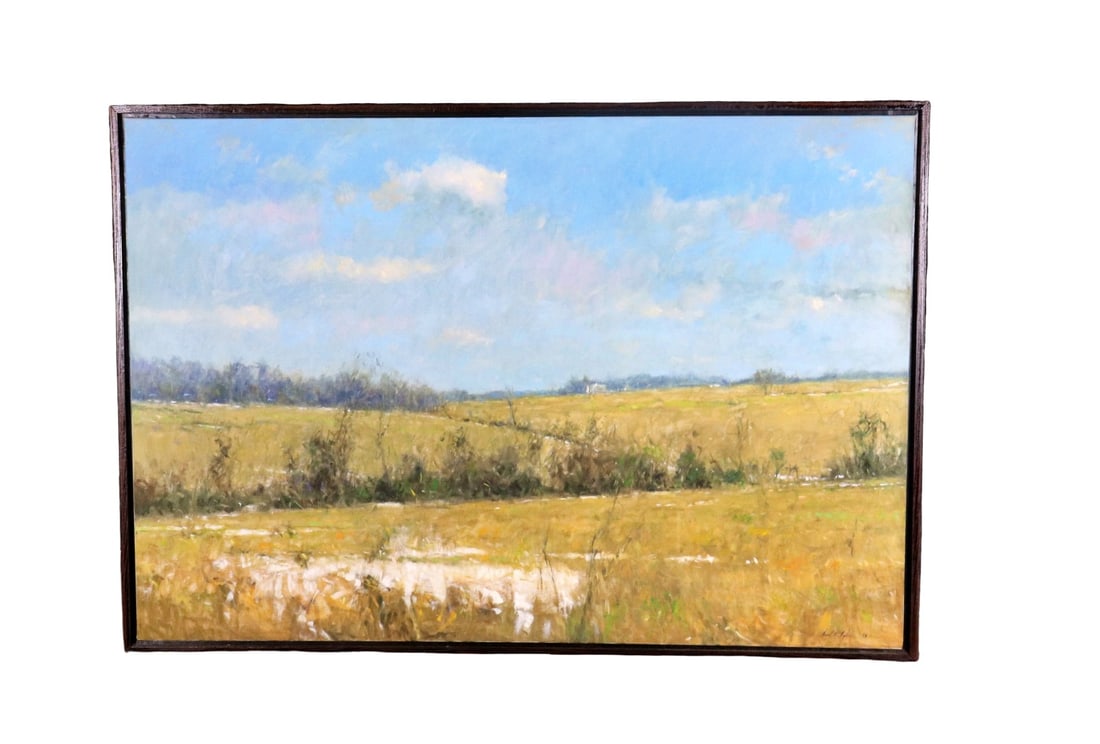 DAVID HOPKINS "LAST OF THE DRIFTS" OIL ON CANVAS (1 of 15)