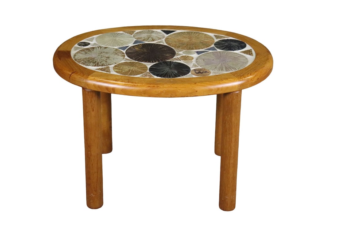 TUE POULSEN FOR HASLEV DANISH CERAMIC ART TABLE (1 of 10)