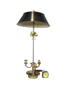 EMPIRE BRONZE LAMP WITH TOLE SHADE