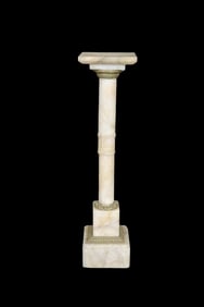 BRONZE & ONYX PEDESTAL