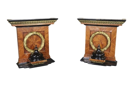PAIR REGENCY ARCHITECTUAL WALL ELEMENTS