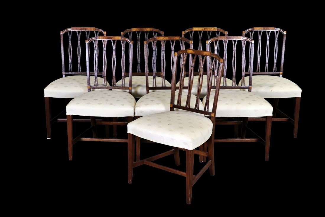 8 REGENCY STYLE DINING CHAIRS (1 of 11)