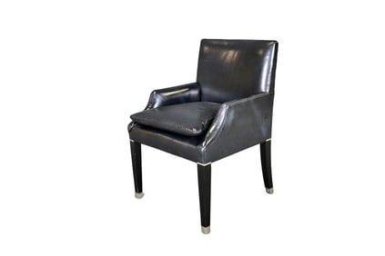 RALPH LAUREN LEATHER ARM CHAIR