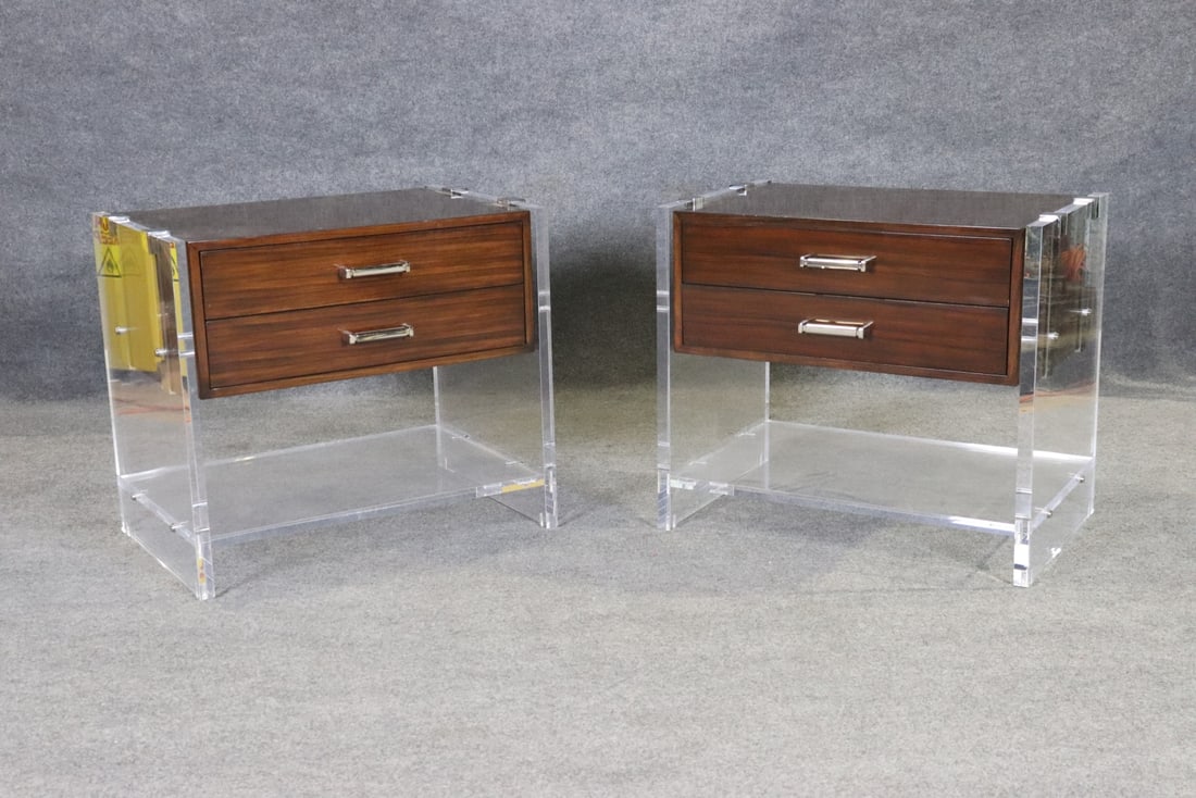 PAIR RALPH LAUREN PRYCE NIGHT STANDS (1 of 8)