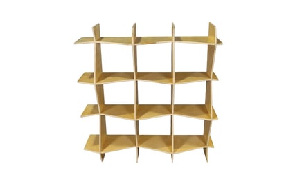 VINTAGE MID CENTURY MODERN BIOMORPHIC BOOKSHELF