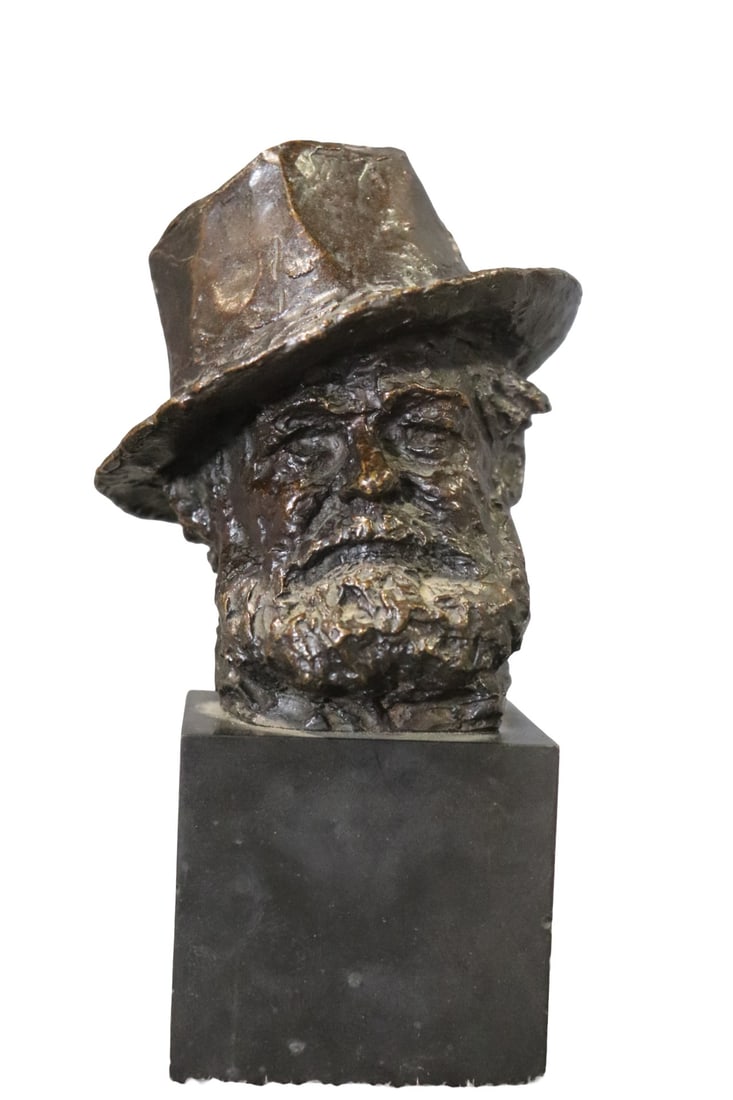 EARLY 20TH C BRONZE BUST BY JO DAVIDSON (1 of 10)