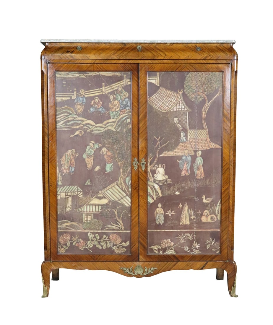 LATE 19TH C/EARLY 20TH C CHINOSERIE CABINET (1 of 19)