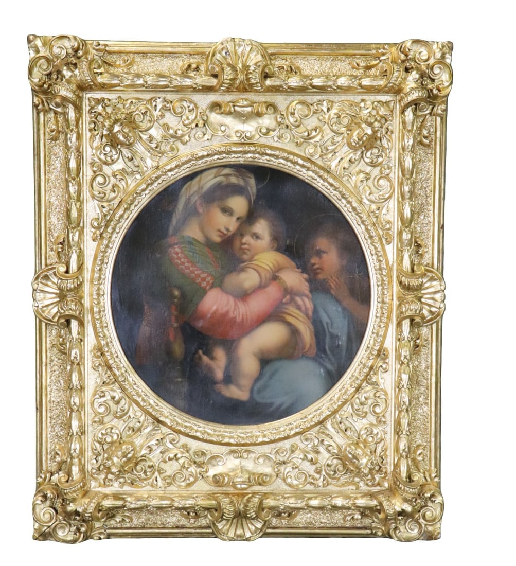 AFTER RAFAELLO SANZIO THE MADONNA DELLA SEDIA (1 of 13)
