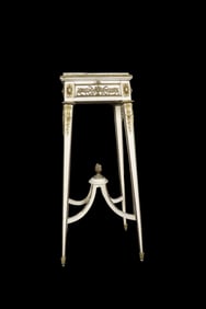 BRASS & ONYX PEDESTAL