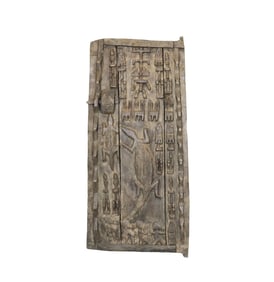 CARVED DOGON GRANARY WOOD DOOR
