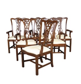 6 JONATHAN CHARLES DINING CHAIRS