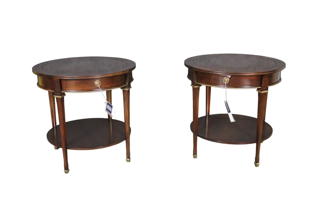 PAIR SHERRILL OCCASIONAL END TABLES (1 of 8)