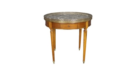 LOUIS XVI STYLE MARBLE TOP TABLE