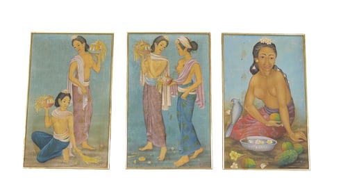 3 SIGNED PAINTINGS
