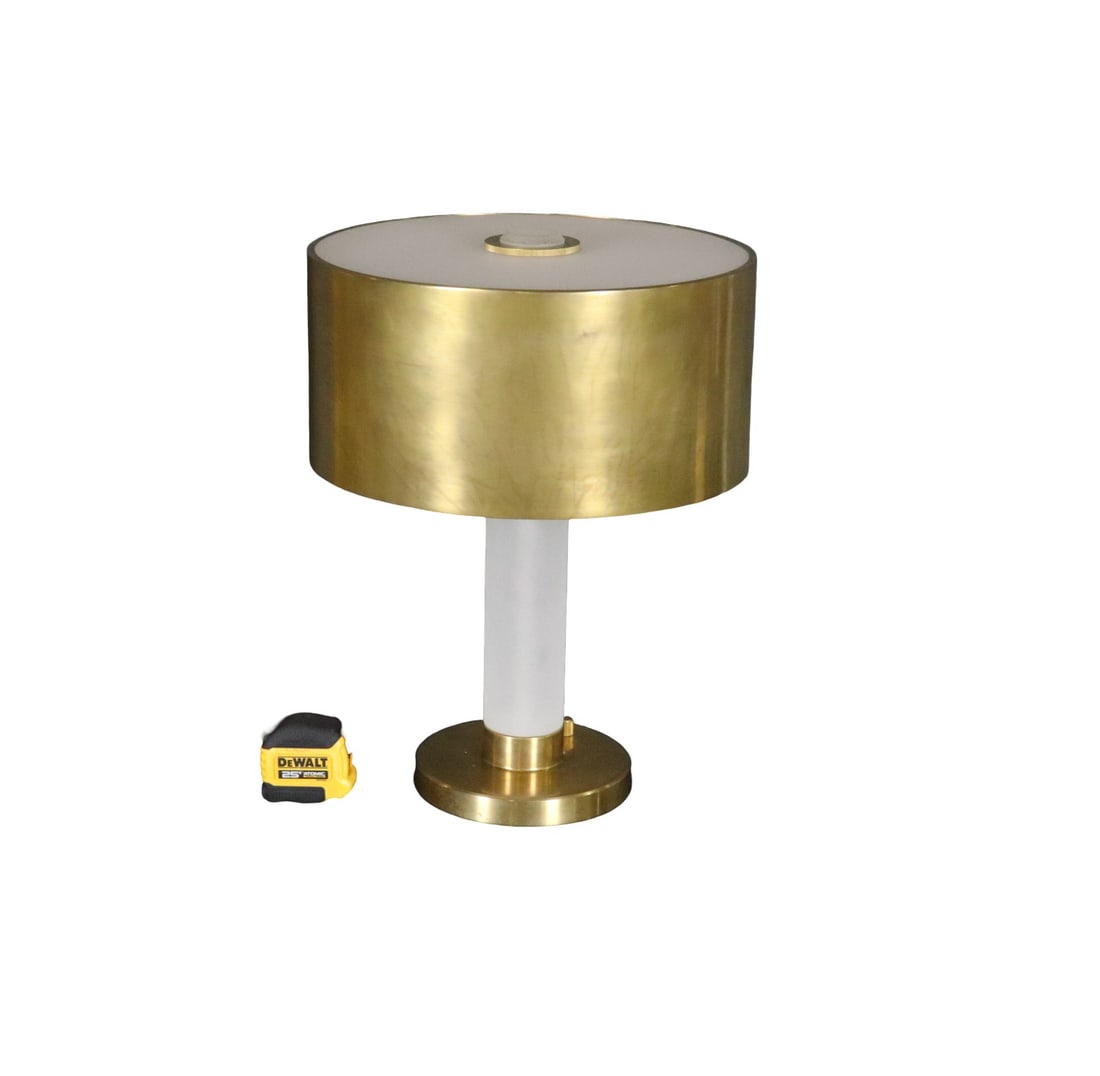 RALPH LAUREN BRASS & GLASS TABLE LAMP (1 of 9)