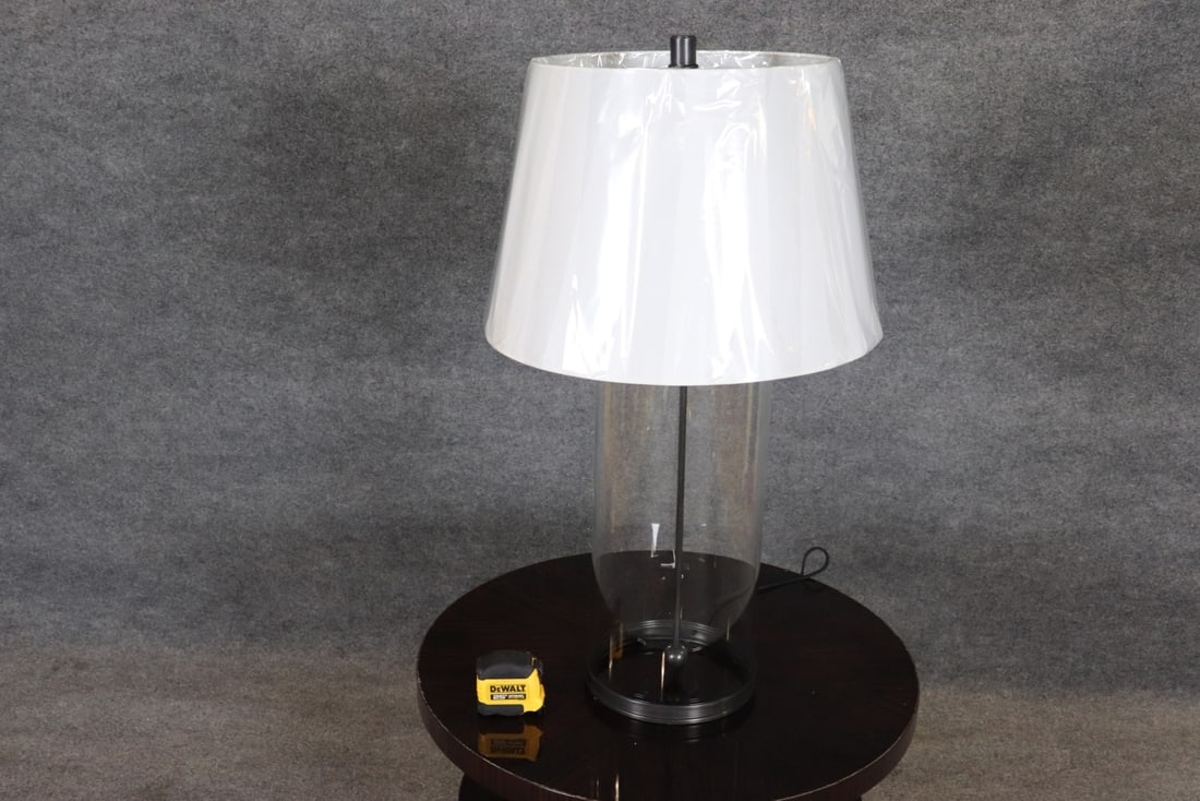 RALPH LAUREN GLASS & METAL TABLE LAMP (1 of 10)