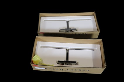 PAIR RALPH LAUREN LANGLEY PICTURE LIGHTS