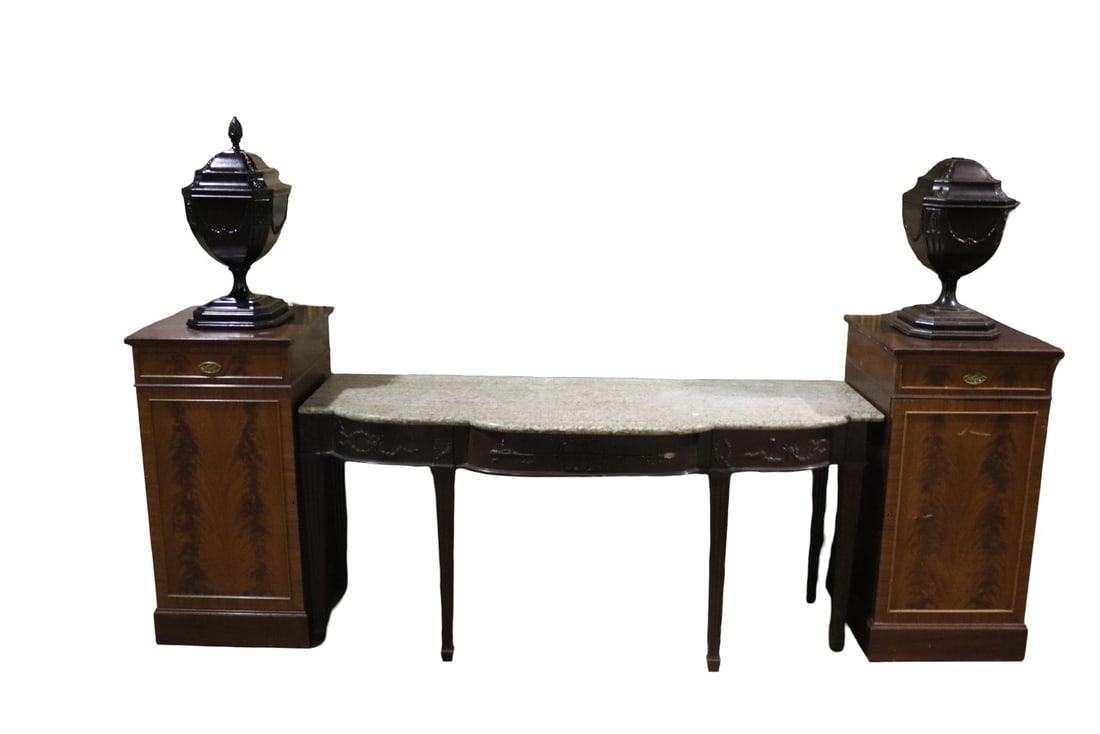 SIDEBOARD 2 STANDS & 2 KNIFE BOXES (1 of 15)