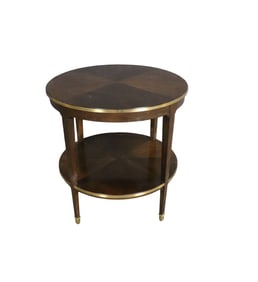 TOBI FAIRLEY FOR WOODBRIDGE FURNITURE 2 TIER TABLE
