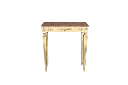 LOUIS XVI STYLE MARBLE TOP CONSOLE