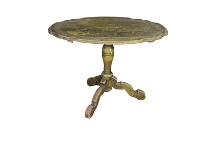 ANTIQUE TILT TOP TABLE