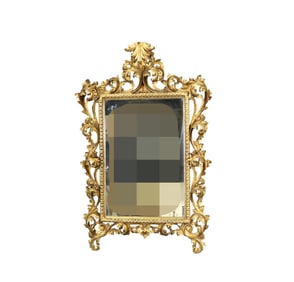 ROCOCO STYLE GILT WOOD MIRROR