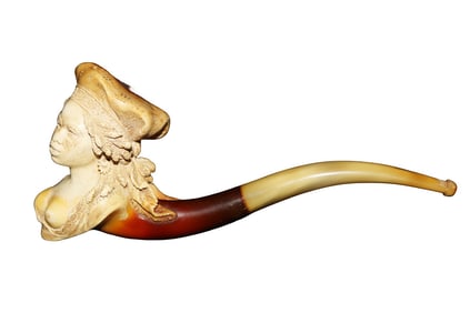 ANTIQUE MEERSCHAUM PIPE NUBIAN