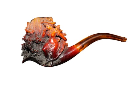 ANTIQUE MEERSCHAUM PIPE SOPHISTICATED LADY