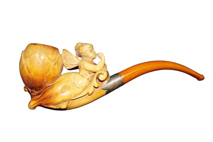 ANTIQUE MEERSCHAUM PIPE PIXIE