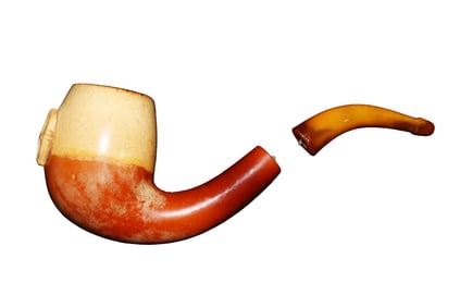 ANTIQUE MEERSCHAUM SIGNATURE PIPE #96