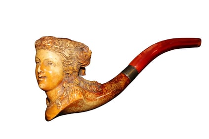 ANTIQUE MEERSCHAUM PIPE SOPHISTICATED LADY