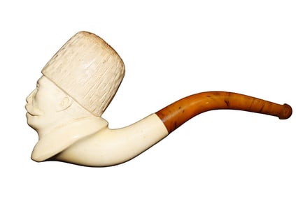 ANTIQUE MEERSCHAUM PIPE COSSACK