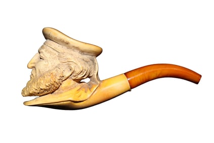 ANTIQUE MEERSCHAUM PIPE SAILOR