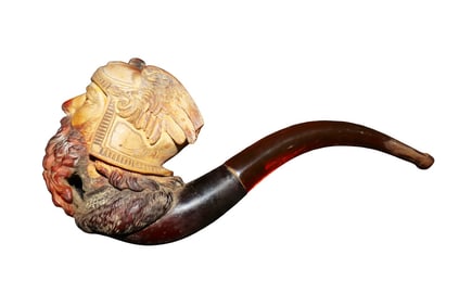 ANTIQUE MEERSCHAUM PIPE WARRIOR