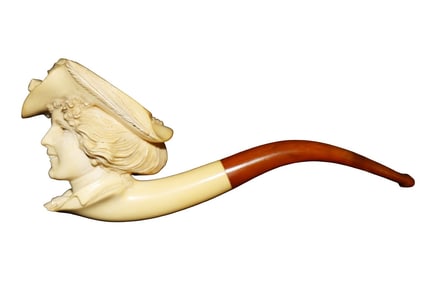 ANTIQUE MEERSCHAM PIPE SOPHISTICATED LADY