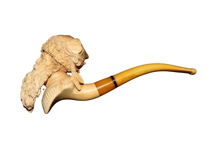 ANTIQUE MEERSCHAUM PIPE COSSACK