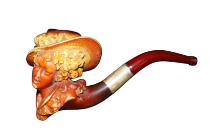 ANTIQUE MEERSCHAUM PIPE SOPHISTICATED LADY