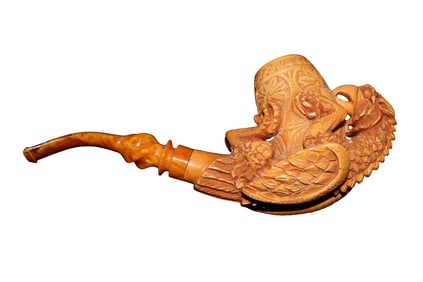 VINTAGE MEERSCHAUM PIPE FULL BODY EAGLE