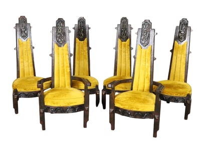6 VINTAGE WITCO DINING CHAIRS