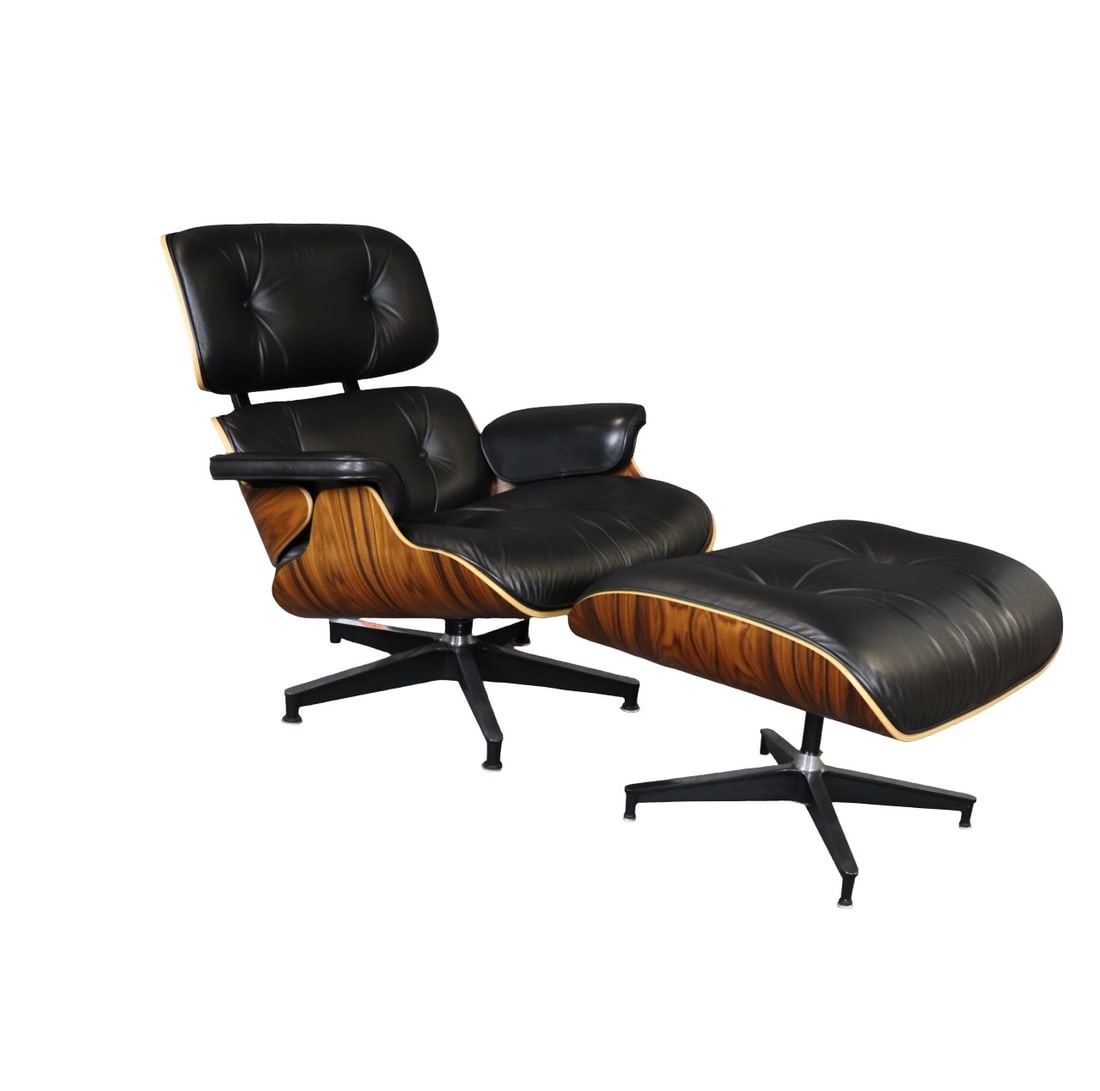 EAMES FOR HERMAN MILLER LOUNGE CHAIR & OTTOMAN (1 of 15)