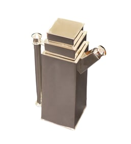 RARE "SKYSCRAPER" COCKTAIL SHAKER LOUIS W RICE