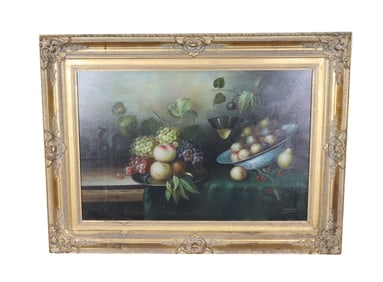 SIGNED PINDER STILL LIFE PAINTING