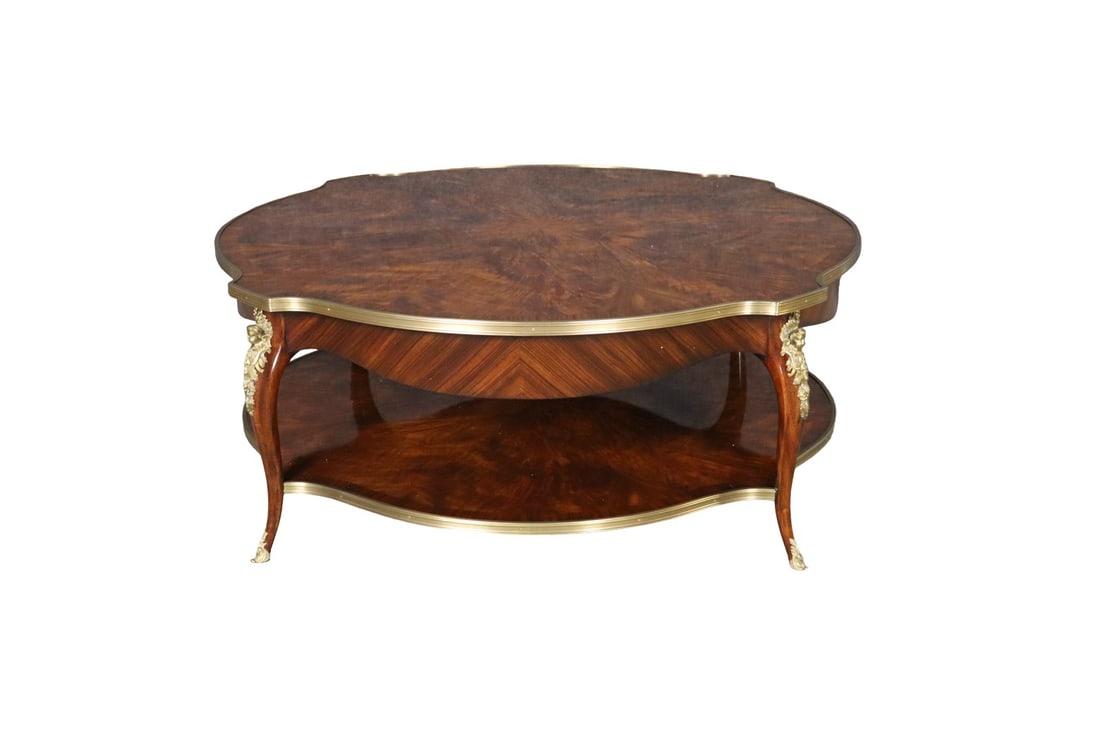THEODORE ALEXANDER MAHOGANY 2 TIER COFFEE TABLE (1 of 8)