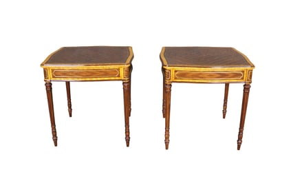 PAIR THEODORE ALEXANDER ADOLPHUS SIDE TABLES